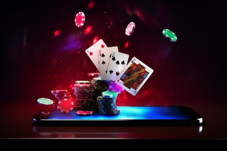 Antarmuka blackjack The Great Icescape di gerhana toto dengan dealer dan pemain di layar mobile